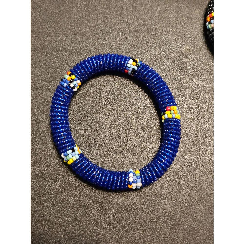 Beaded Roll On Bracelet